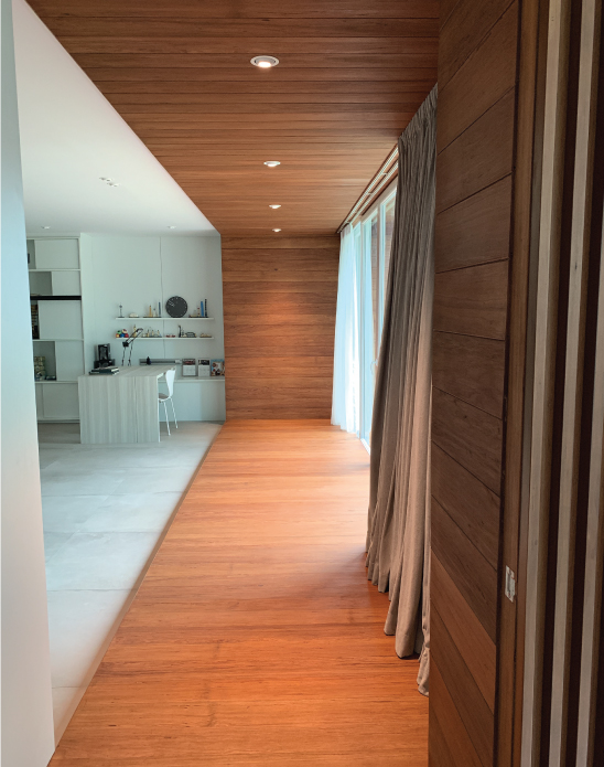 Onewood Timber Wall and Ceiling Cladding at Private House